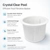 Wall Skimmer Basket Swimming Attachment Pool Filtration Strainer Convenient Assembly