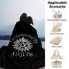 1pc Supernatural IDJITS Soft Warm Throw Blanket Nap Blanket For Couch Sofa Office Bed Camping Travel,Comfortable