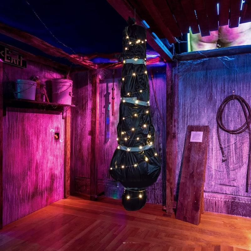 Halloween Gruselige Fake Leiche Realistische Tote Opfer Requisiten Halloween Dekoration Außen Rasen Terrasse Halloween Dekoration