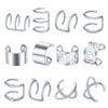 Non-Piercing Cartilage Ear Cuff Collection, 12 Pieces Women's Clip On Earrings for Club Party Statement Look