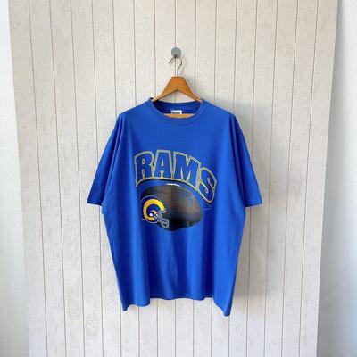 Vintage 1990s St. Louis Rams T-Shirt/ NFL/ Locker Line/ Size XXL