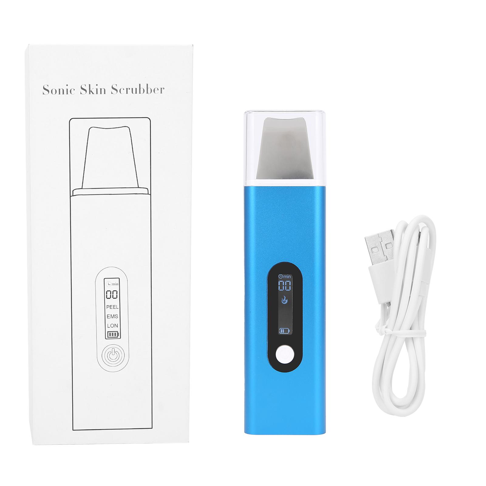 

Ультразвуковой скруббер для кожи Удаление угрей Регулируемое средство для очистки пор лица