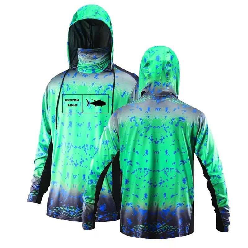 Mens Quick-Dry UV Protection Hiking Fishing Shirt With Breathable Milk Silk Fabric Outdoor Activities