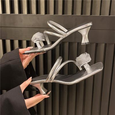 Fashion Women's Sandals Stiletto Heels Luxury Fashion Chic Party Wedding Sexy Designer Elegant High Quality Women's Shoes