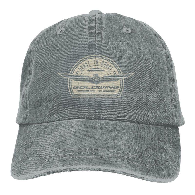 One Nation Design Goldwing Retro Sports Cool dospělá džínová čepice s venkovní neformální sportovní čepicí černá