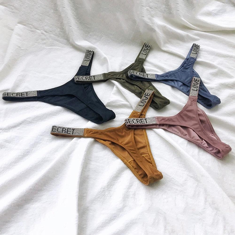 Femmes Sexy String String Strass Dames Lingerie Sous-Vêtements Sous-Vêtements De Fitness