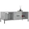 VidaXL Table basse gris béton 102x50x40 cm bois d'ingénierie 829312