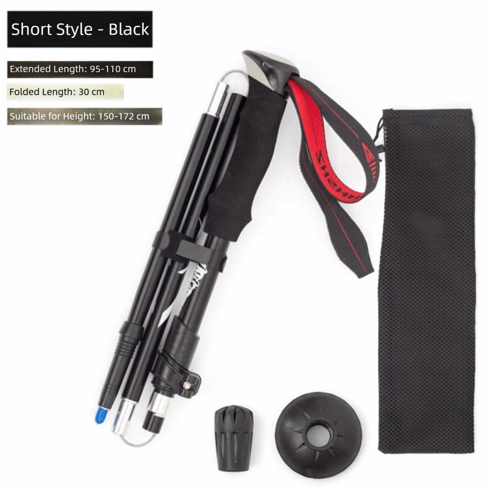 

EVA Cross Country Cane Aluminum Wading Staff Balance Support Walking Sticks Women чёрный