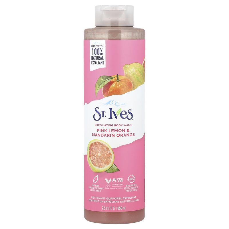 Exfoliating Body Wash, Pink Lemon & Mandarin Orange, 22 fl oz (650 ml)