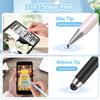 Stylus Pen for Touch Screens 2-in-1 Tablet Pen Stylus Pencil for IPad//Tablets/Android/Samsung All Capacitive Touch Screen