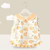 Waterproof Children's Sleeveless Apron Soft Baby Eating Bib Baby's Meal Bib  Newborn Use