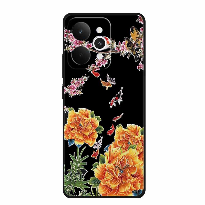 3D Emboss Case For Realme 15 Pro Phone Case Realme15 Pro Flowers Silicone Soft Coque Funda For Realme 15 Pro Back Cover Case Bag