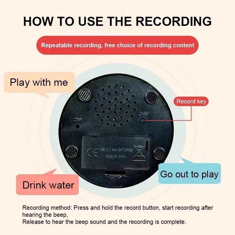 Personalized Sound Buzzers Recordable Answer Buzzers Talking Button Dogs Button for Communication Dog Training