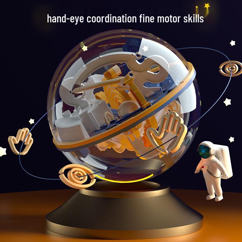 3D Children's Puzzle Maze Ball: Enhance Balance, Concentration, and Brain Power