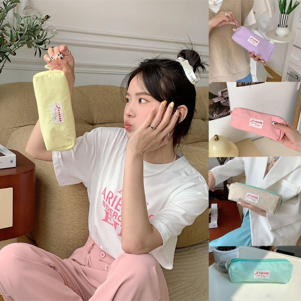 

Сумка для ручек из полиэфирного волокна, мультяшная сумка-карандаш, новая косметичка