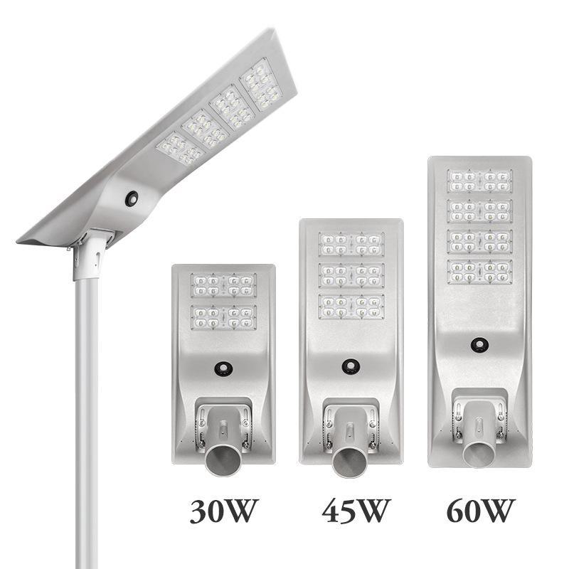 45W Outdoor Solar LED Street Light - 365-Day Automatic Operation