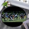 Seattle Seahawks Players pattern round rug,Carpet Rug for Living Room Bedroom Playroom ,Non-slip Floor Mat,Holiday Gifts and Birthday Gifts.
