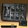 Super Cheap Shot Glasses Set Gift Box European Classic Clear Baijiu Cup Suit 1 Pc Decanter 6 Pc Shot Cup Vodka Liquor Bullet Cup