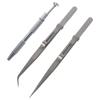 3 Pack Tweezers Pick Up Tool Stainless Steel Parts Beads Diamond Claw Tweezers  Diamond