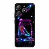 For Realme Narzo N61 Phone Case N 61 Coque Flowers Black Silicone Soft Back Cover For Realme Note 60 Case Note60 Funda Bags Capa