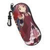 Kyoko Sakura Puella Magi Madoka Magica Glasses Case Men Women Protective Zipper Sunglasses Storage Box Eyeglasses Box