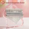 Kalimba Thumb Piano - Transparent Crystal with 21 Keys, Perfect for Children and Beginners