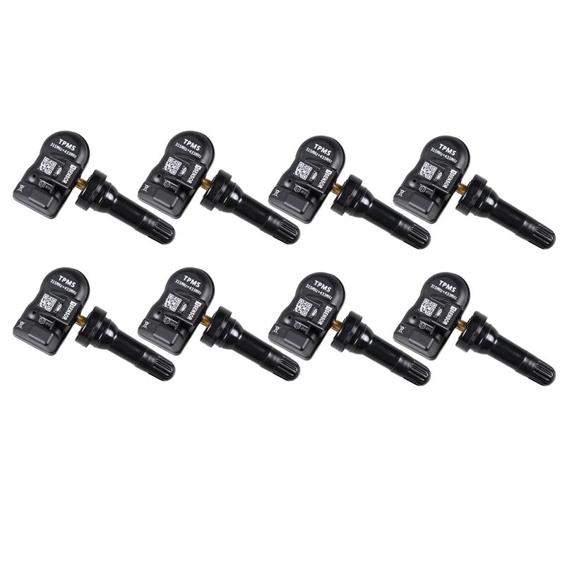 

8 шт. Датчик TPMS 433 МГц 315 МГц Универсальный 2 в 1 Программируемый MX-Sensor Для-Autel Система контроля давления в шинах чёрный