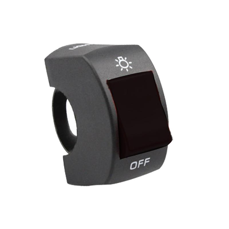 Universal Motorcycle Push Button Switch 12V ON/OFF Button Connector Handlebar Switches for Electronic Bike Scooter Motorbike