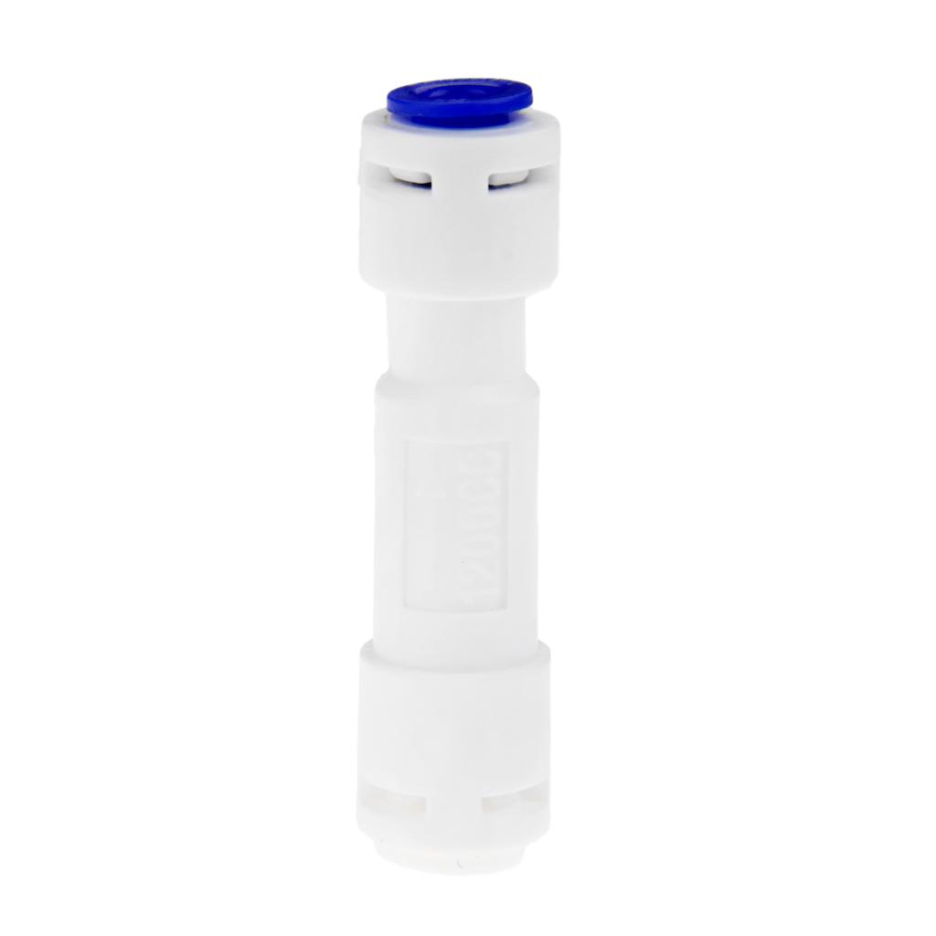 150CC to 1500CC RO Water System Waste Water Flow Regulater Restrictor 1/4" OD Hose Reverse Osmosis Quick Pipe Fittiing Plastic