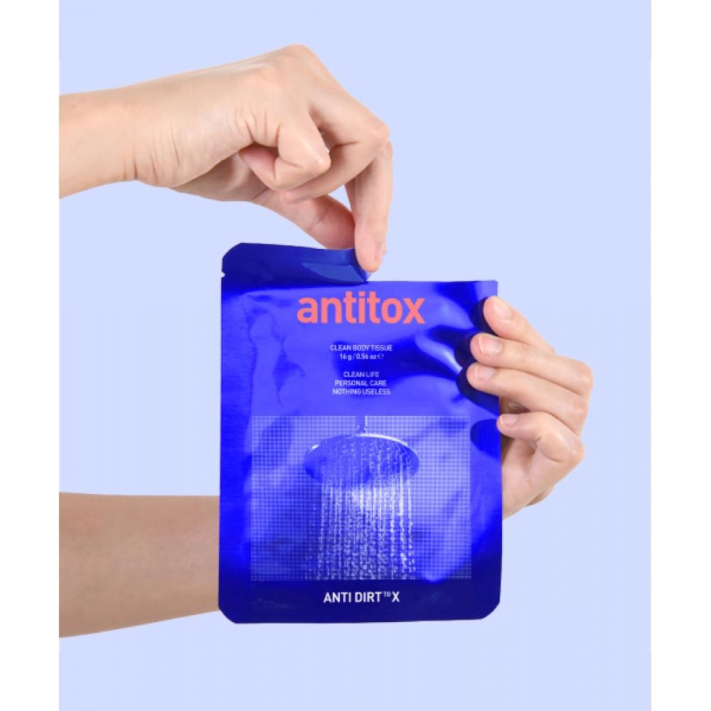 AntiTox [refreshing Deo Tissue] Anti Tox Clean Body Tissue [10 Sheets] 2 Boxes