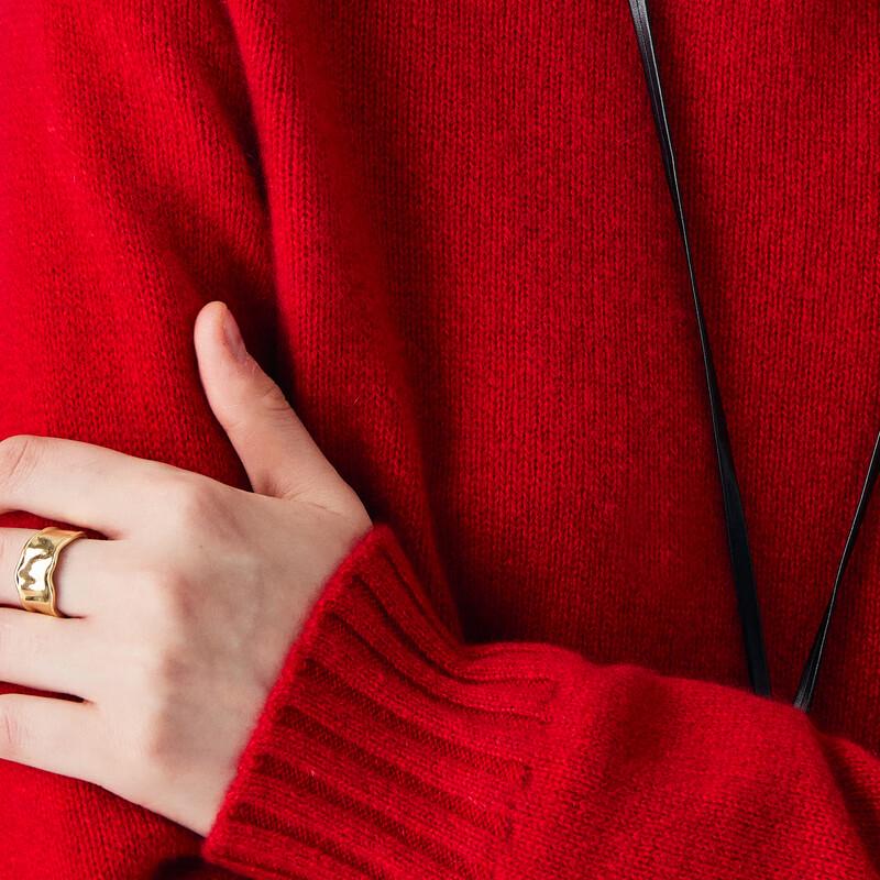 Paluo Women's 12-Gauge Pure Cashmere Round-Neck Sweater