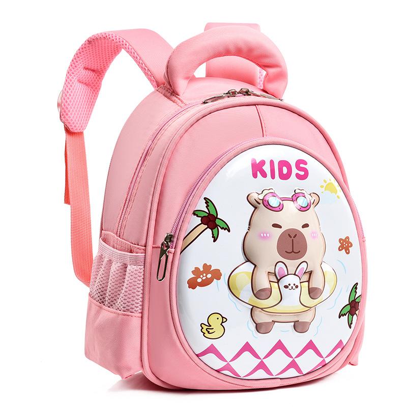 Kindergarten school bag new boys and girls spine care snacks backpack children cute cartoon go out large capacity backpack