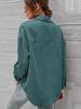 2026 Spring/Autumn Women's Oversized Loose Corduroy Shirt - European and American Style