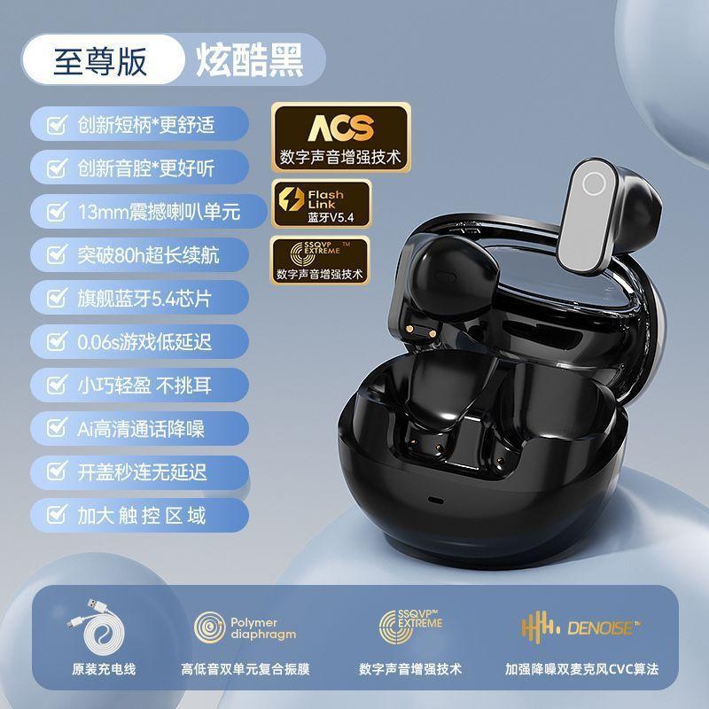 5 Space capsule ear-mounted wireless Bluetooth headset long battery life noise reduction call T universal