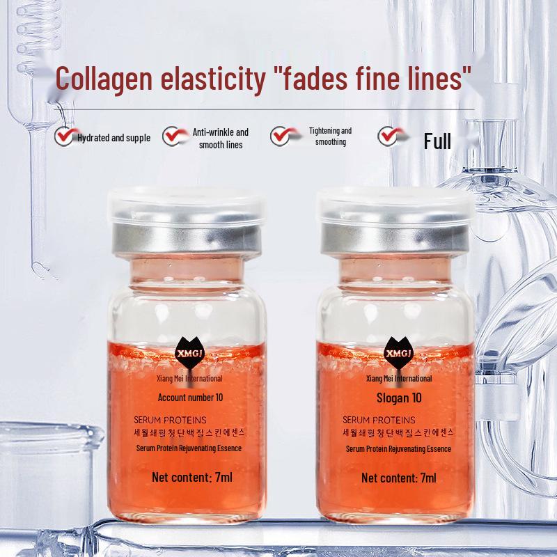 Jingxiutang Rejuvenating Serum Anti-Wrinkle & Fine Line Smoothing Essence, 7ml, 5 Bottles