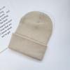 Unisex Warm Winter Beanie Hat, Stretch Knitted Solid Color Cap, Casual Soft Hat for Men and Women, Autumn Winter Cold Weather Headwear