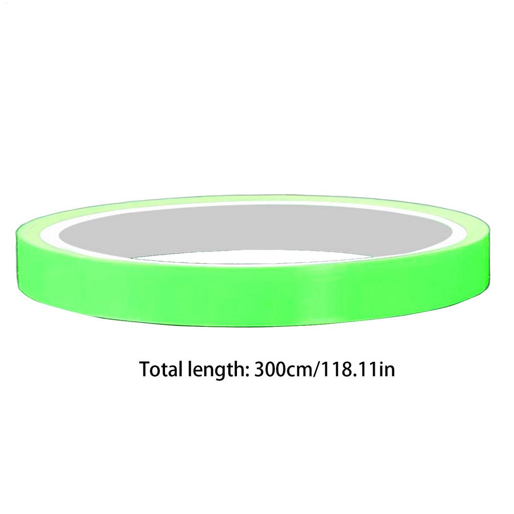 3 M Glow Tape  Dark Sticker Marking Stickers Fluorescent Duct Tape Glow In the Dark Sign for Floor Wall Steps Classroom Stage