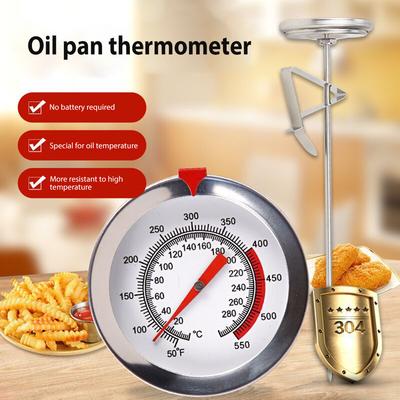 Deep Fry Thermometer Stainless Steel Kitchen Probe Thermometer Instant Read Food Temperature Meter Home Kitchen Cooking Tools