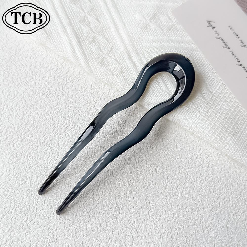 Elegant 2025 U-Shaped Japanese Korean Hairpin Clip for Buns