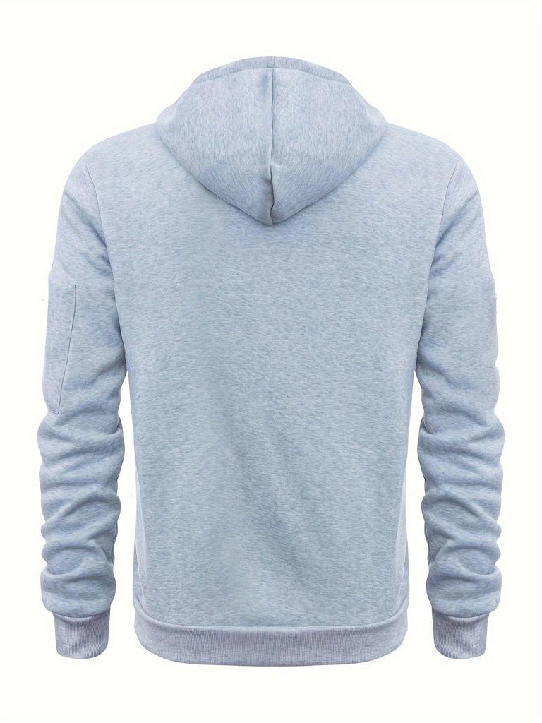 Wasserdichter Herren-Hoodie mit mehreren Taschen für Herbst/Winter
