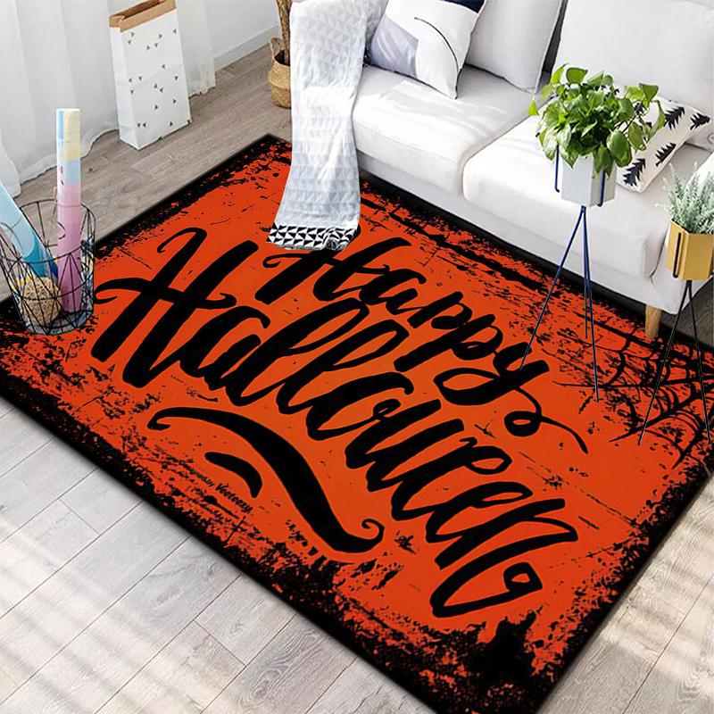 1PC Halloween theme Rug - home decoration Carpet For Living Room Bedroom Flooring Computer Chair Area Rug