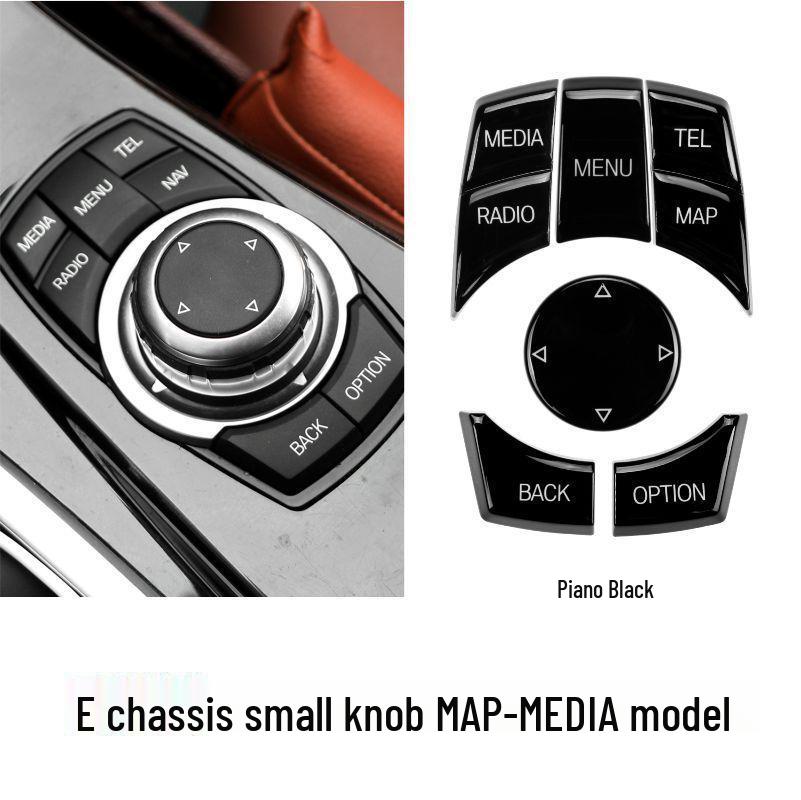 Compatible with BMW E Platform Central Control Multimedia Buttons for Older 3 Series, 5 Series, X5, X6, E90, E70 iDrive Controllers.