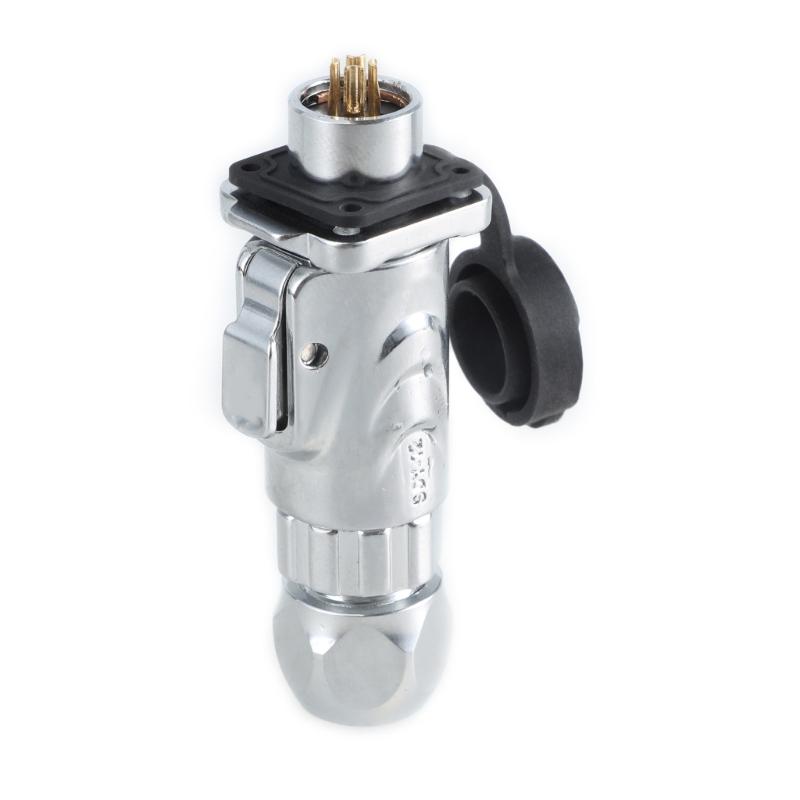 LP12 with LP13 Socket Fast Screw Locking Aviation Connectors For Industrial LED Lights Multiple Functional