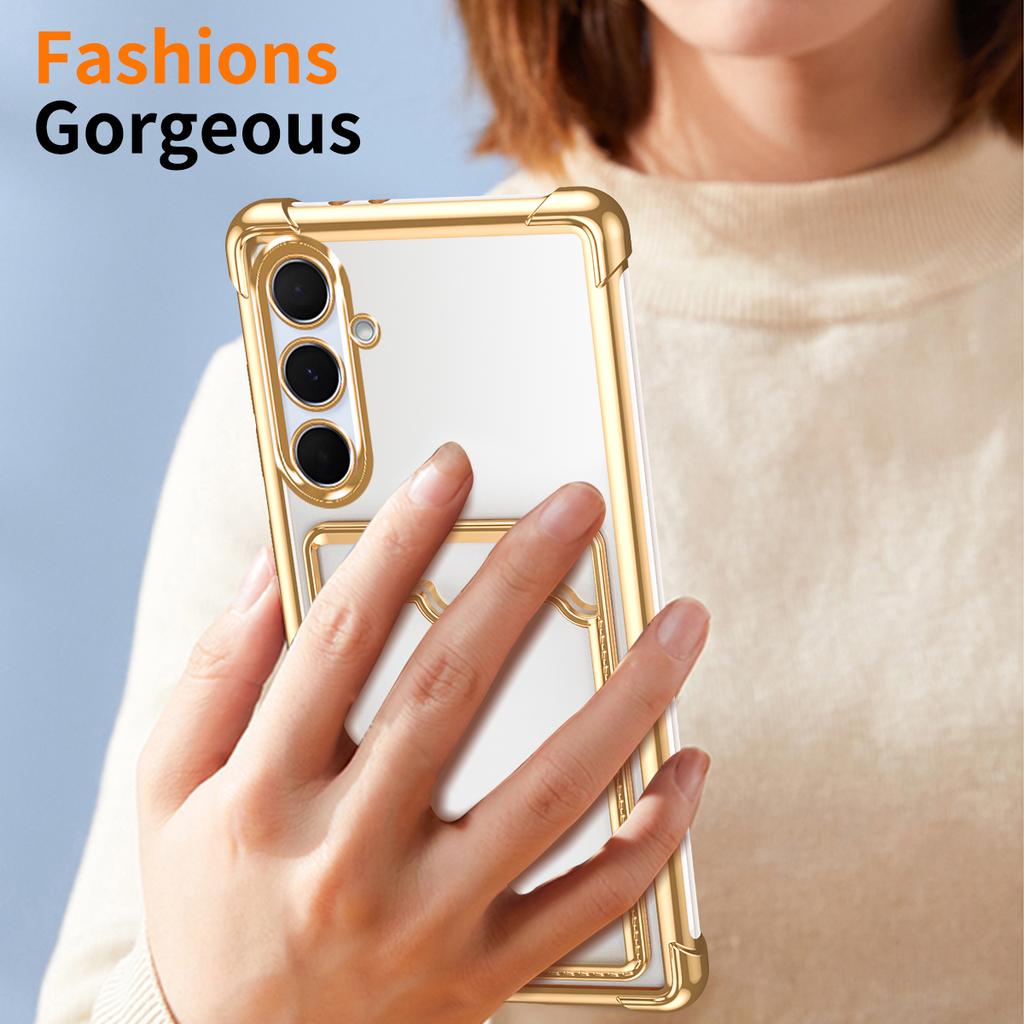 Clear TPU Soft Case for Samsung Galaxy A57 5G A37 A17 A55 A35 A15 A16 A56 A36 A 57 Phone Accessories Plating Cover Funda