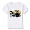 Children Print Slash Rock Band Gun Roses T-shirt O-Neck Short Sleeves Summer Boy&Girl Cool Casual Tee Baby T Shirt Fashion Tops