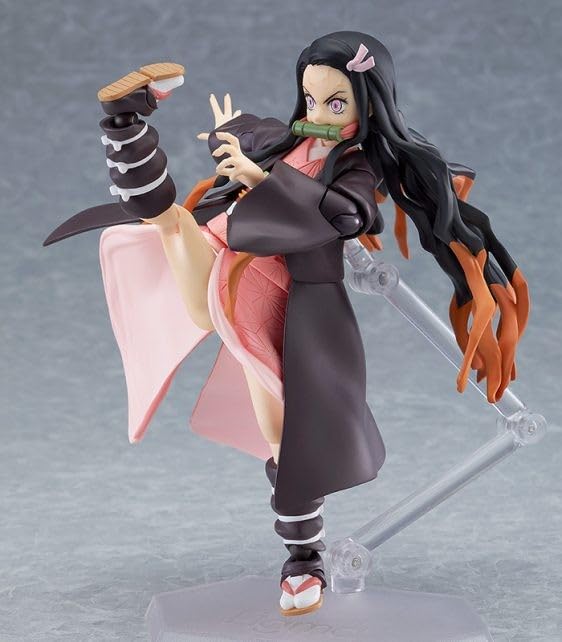 Max Factory Figma Demon Kimetsu No Yaiba Nezuko Kamado Painted Movable Figure Slayer Non-scale ABS&PVC