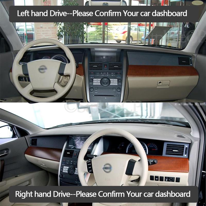 High-quality Leather Instrument Panel Protection Pad and Light-proof Pad for Nissan Teana J31 2003-2007 Altima Car Accessories