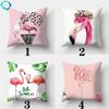 Tropical Flamingo Pillowcase 45Cmx45Cm Square Sofa Pillow Cover Soft Cushion Cover Pillow Cases Poszewka Boho Pillowcase