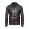 Autumn and Winter New Men's Casual Jackets Trend Versatile Leather Jackets Men's Casual Jackets Pu Jackets for Men