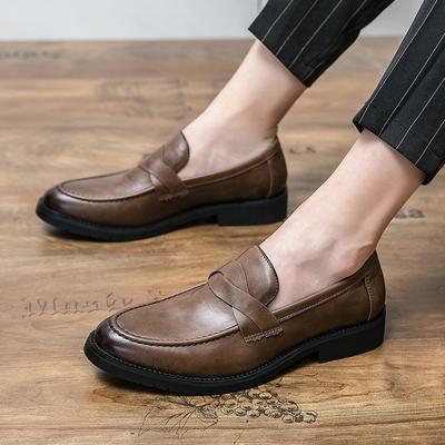 Pánské volnočasové mokasíny na řízení Luxusní Módní minimalistický a všestranný styl Svatby a kancelářské boty
